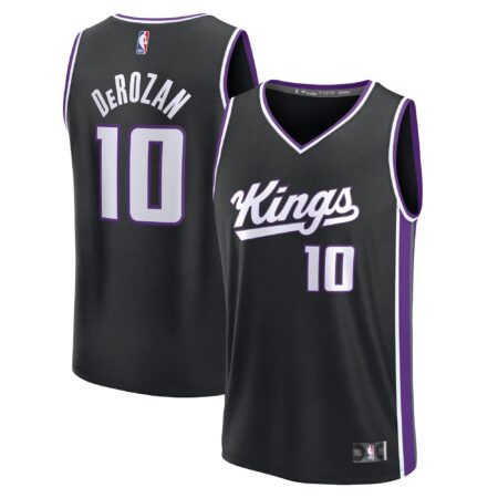 DeMar DeRozan Sacramento Kings Fast Break Player Jersey - Icon Edition - Black