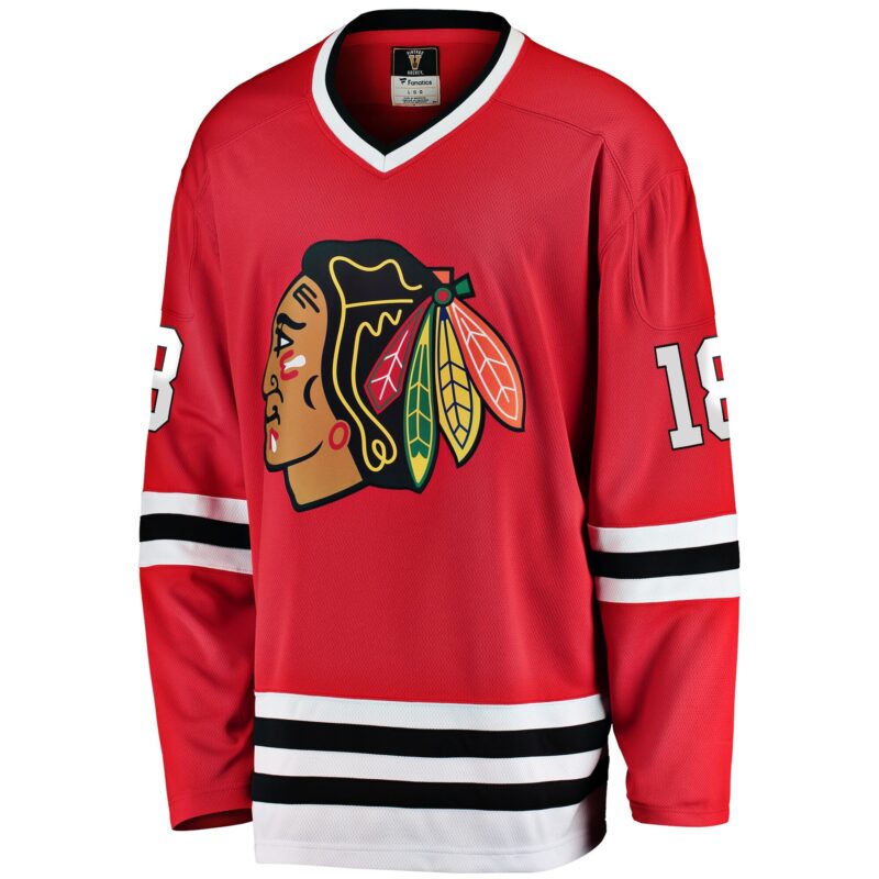 Denis Savard Chicago Blackhawks Premier Breakaway Retired Player Jersey - Red - Image 2
