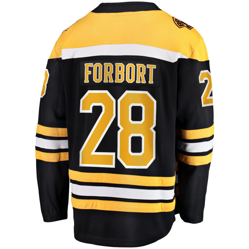 Derek Forbort Boston Bruins Home Breakaway Player Jersey - Black - Image 3
