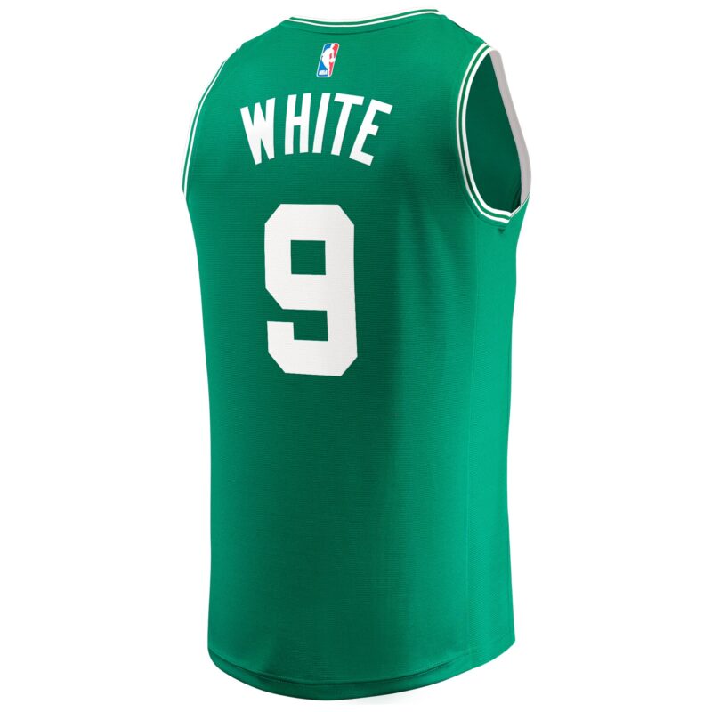 Derrick White Boston Celtics 2024 Basketball Finals Champions Fast Break Player Jersey - Kelly Green - Icon Edition - Image 3