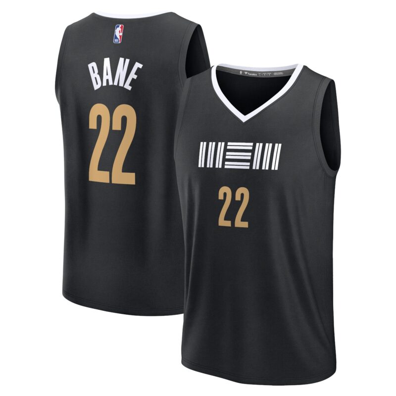 Desmond Bane Memphis Grizzlies Fast Break Jersey - Black - City Edition