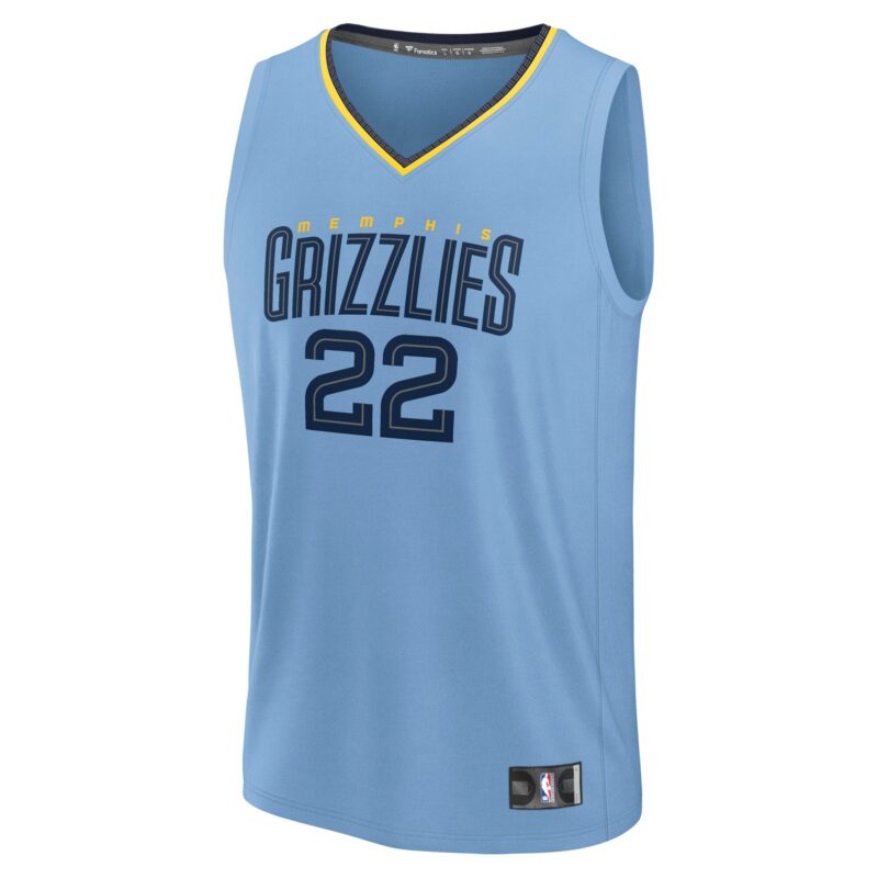 Desmond Bane Memphis Grizzlies Fast Break Player Jersey - Statement Edition - Light Blue - Image 2