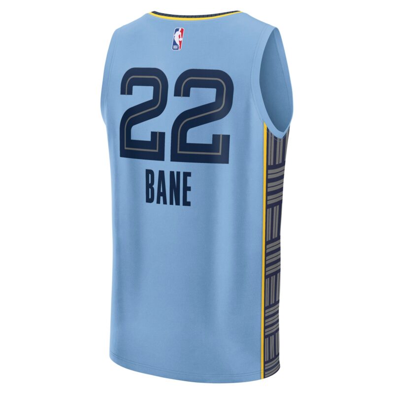 Desmond Bane Memphis Grizzlies Fast Break Player Jersey - Statement Edition - Light Blue - Image 3