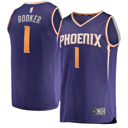 Devin Booker Phoenix Suns Fast Break Jersey Purple - Icon Edition