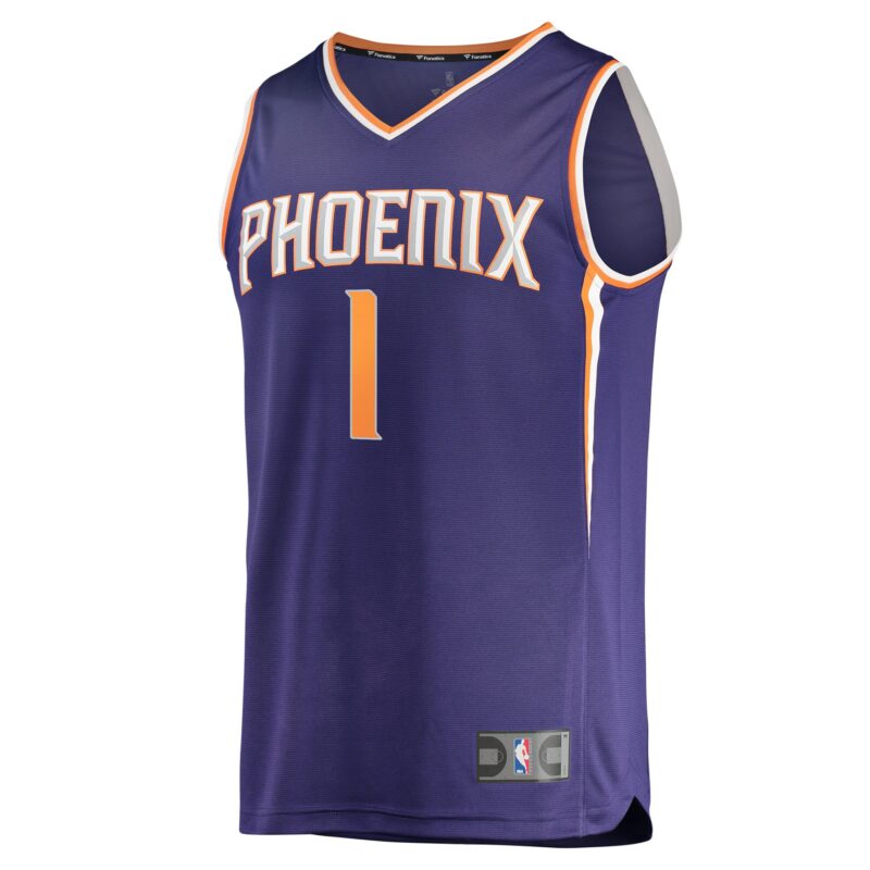 Devin Booker Phoenix Suns Fast Break Jersey Purple - Icon Edition - Image 2