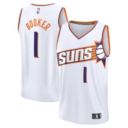 Devin Booker Phoenix Suns Fast Break Jersey - Association Edition - White