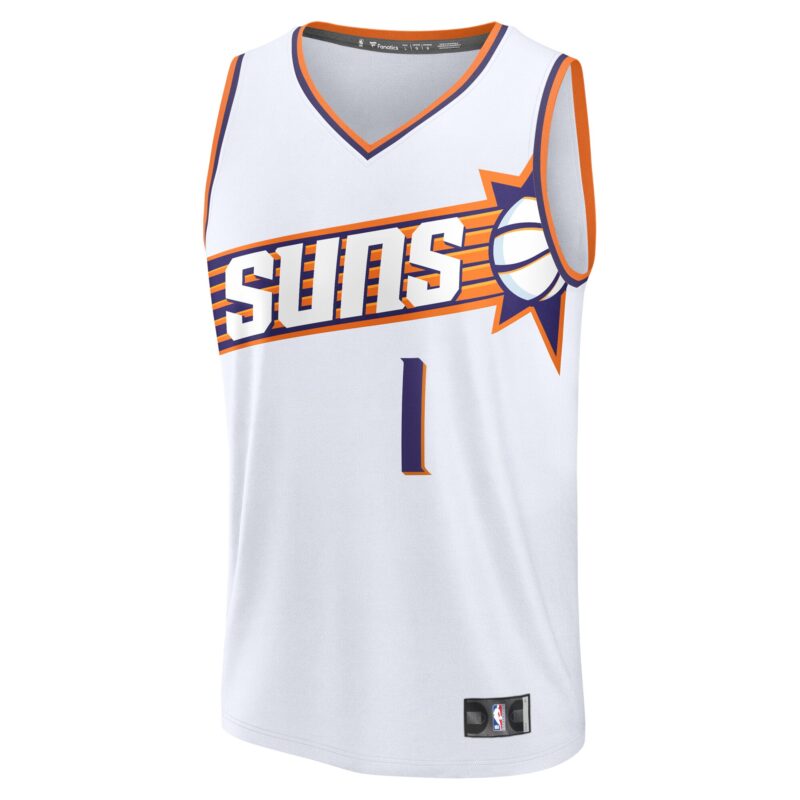 Devin Booker Phoenix Suns Fast Break Player Jersey - Association Edition - White - Image 2