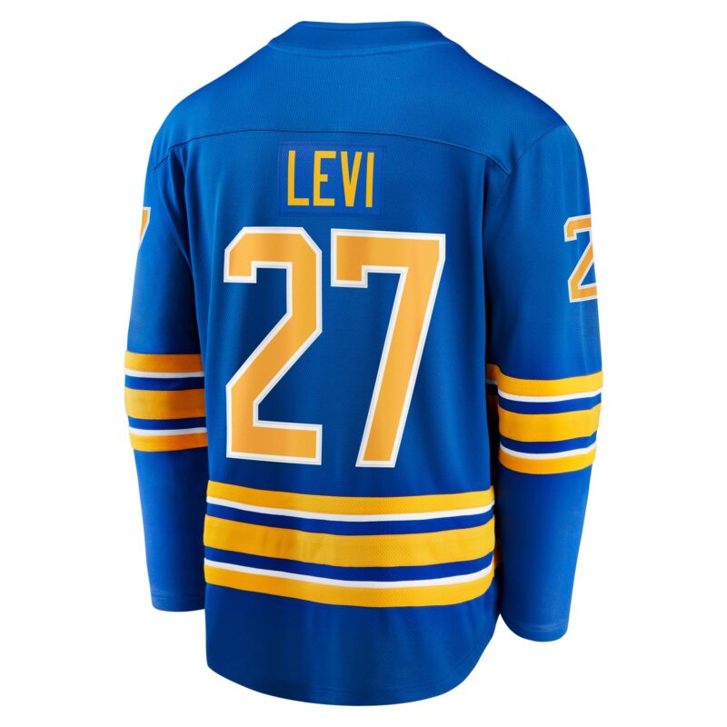 Devon Levi Buffalo Sabres Home Breakaway Jersey - Royal - Image 3