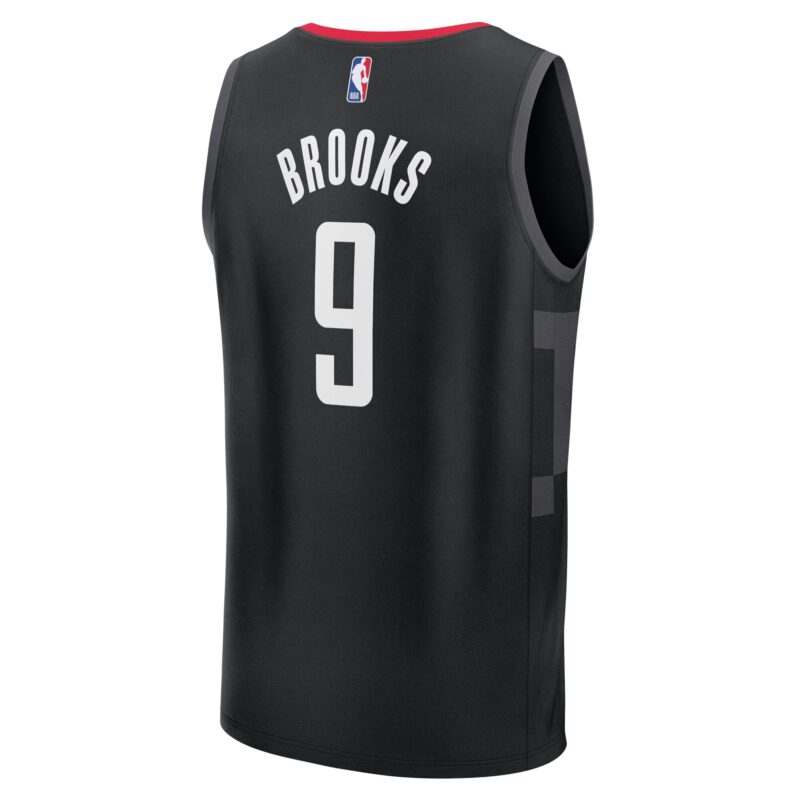 Dillon Brooks Houston Rockets Fast Break Player Jersey - Statement Edition - Black - Image 3