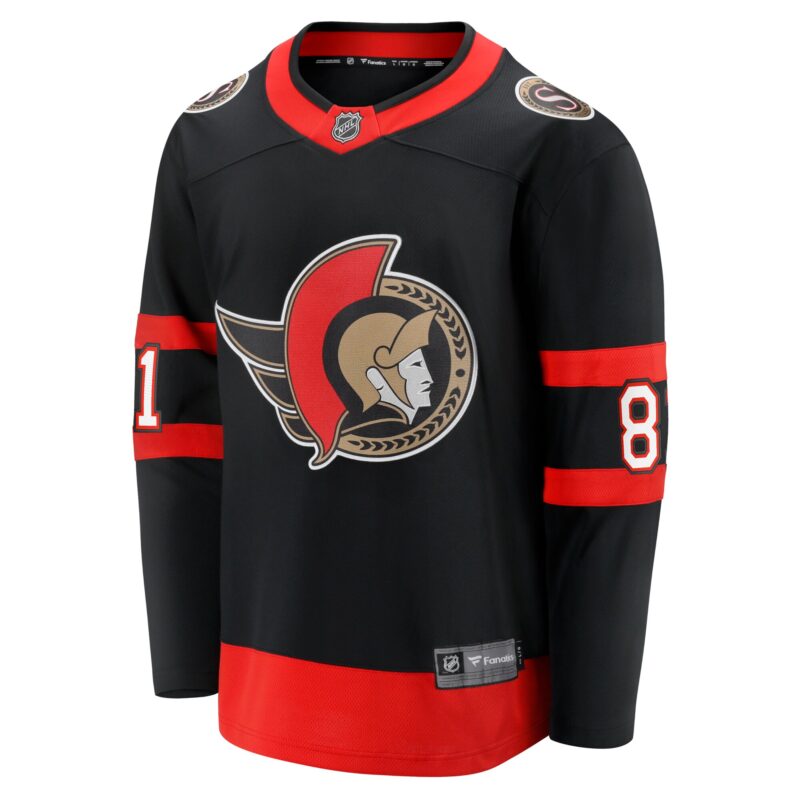 Dominik Kubalik Ottawa Senators Home Breakaway Jersey - Black - Image 2