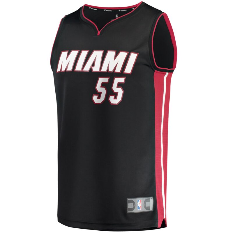 Duncan Robinson Miami Heat Fast Break Player Jersey - Icon Edition - Black - Image 2