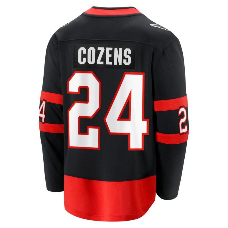 Dylan Cozens Ottawa Senators Home Breakaway Jersey - Black - Image 3