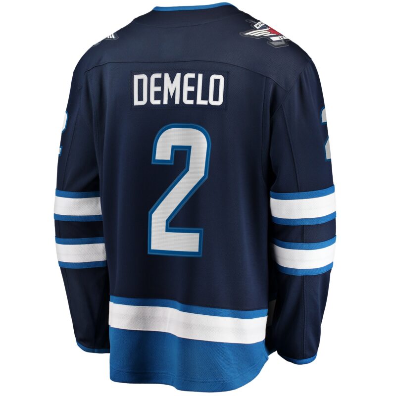 Dylan DeMelo Winnipeg Jets Breakaway Player Jersey - Navy - Image 3
