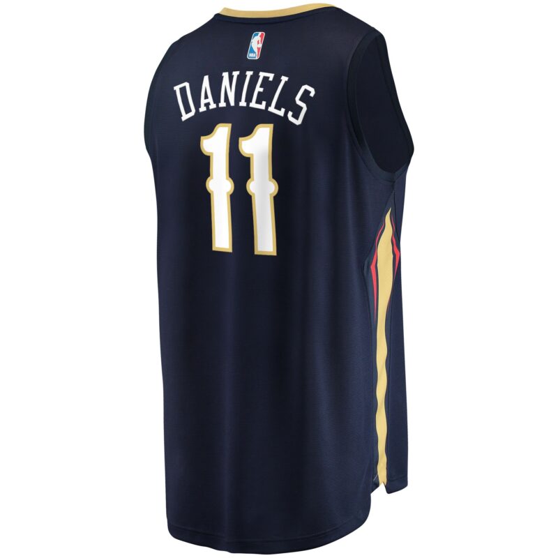 Dyson Daniels New Orleans Pelicans Fast Break Player Jersey - Icon Edition - Navy - Image 3