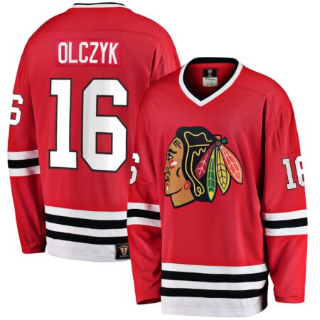 Eddie Olczyk Chicago Blackhawks Premier Breakaway Retired Player Jersey - Red