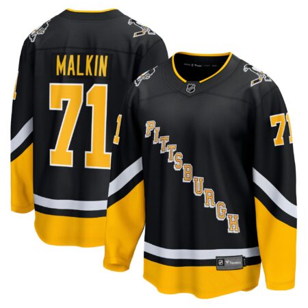 Evgeni Malkin Pittsburgh Penguins Alternate Premier Breakaway Player Jersey - Black
