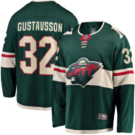 Filip Gustavsson Minnesota Wild Home Breakaway Player Jersey - Green