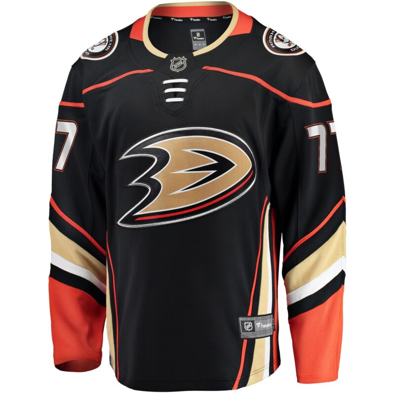 Frank Vatrano Anaheim Ducks Home Breakaway Player Jersey - Black - Image 2