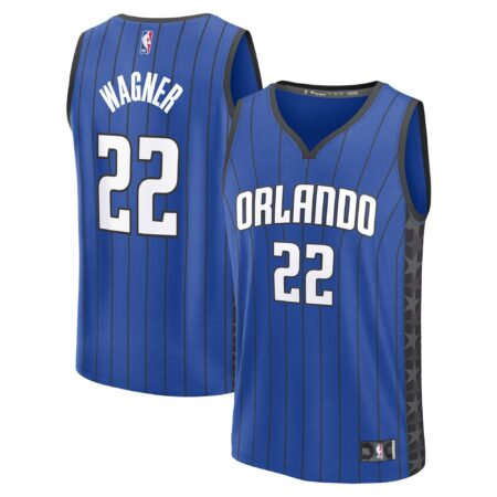 Franz Wagner Orlando Magic Fast Break Player Jersey - Statement Edition - Blue