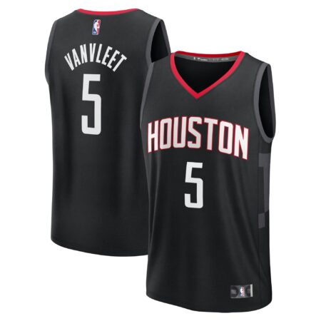 Fred VanVleet Houston Rockets Fast Break Player Jersey - Statement Edition - Black