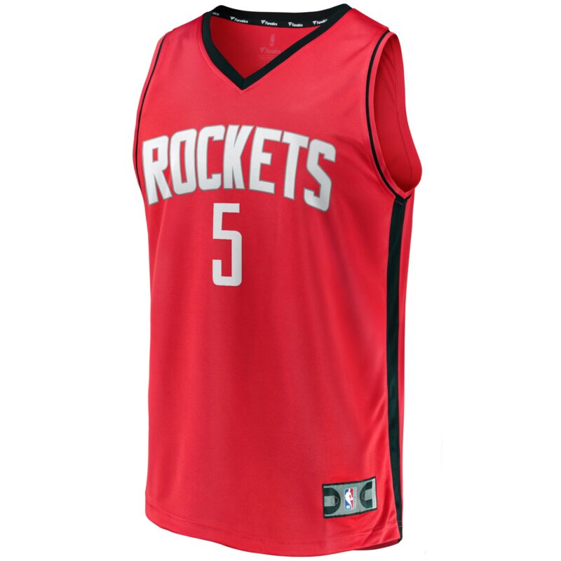 Fred VanVleet Houston Rockets Fast Break Player Jersey - Icon Edition - Red - Image 2