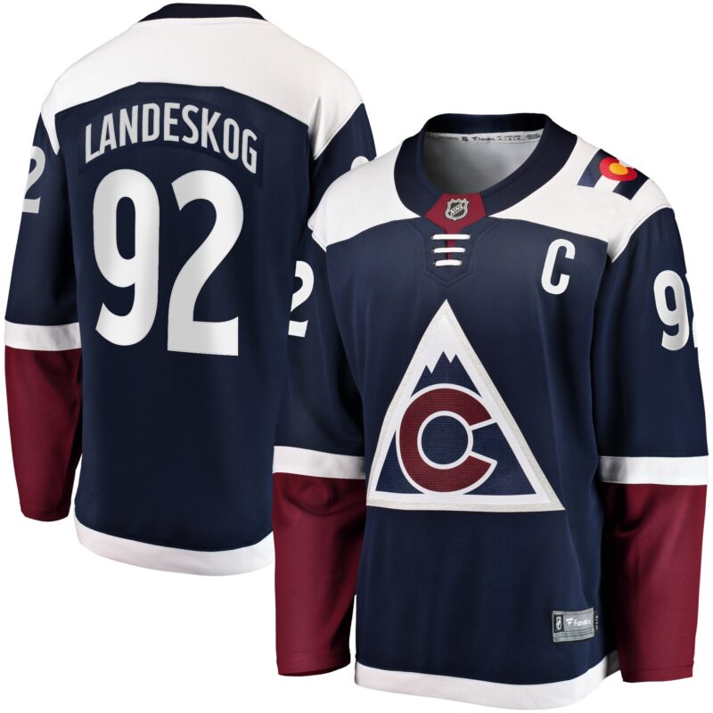 Gabriel Landeskog Colorado Avalanche Premier Breakaway Player Jersey - Navy