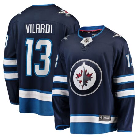 Gabriel Vilardi Winnipeg Jets Home Premier Breakaway Player Jersey - Navy