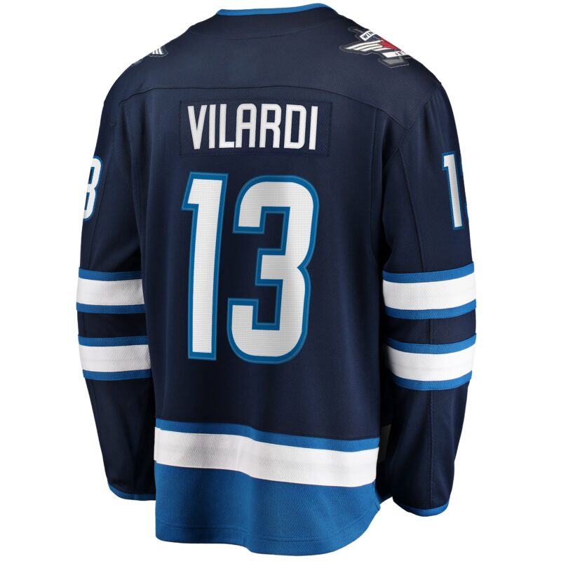 Gabriel Vilardi Winnipeg Jets Home Premier Breakaway Player Jersey - Navy - Image 3
