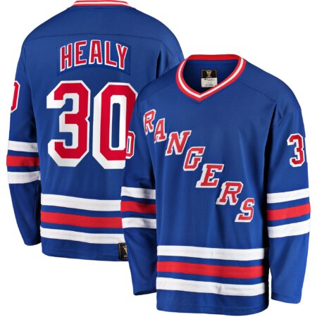 Glenn Healy New York Rangers Premier Breakaway Retired Player Jersey - Blue