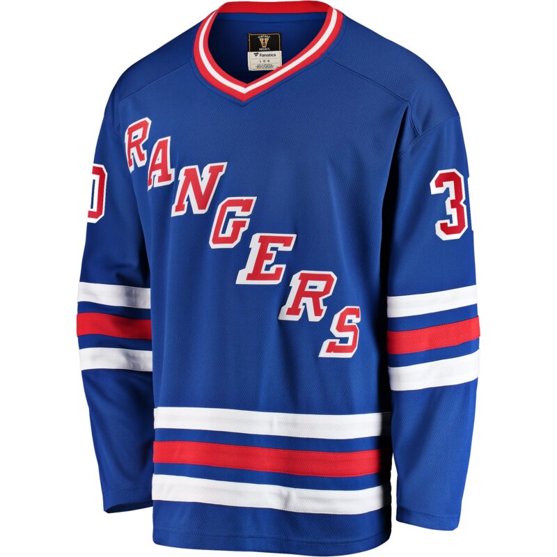 Glenn Healy New York Rangers Premier Breakaway Retired Player Jersey - Blue - Image 2