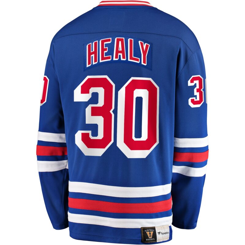 Glenn Healy New York Rangers Premier Breakaway Retired Player Jersey - Blue - Image 3