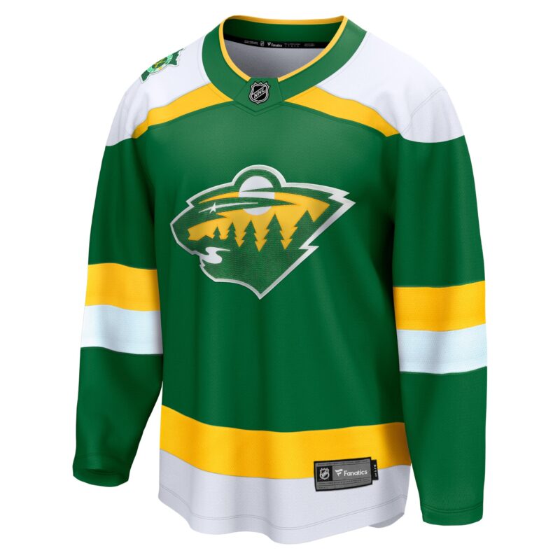 Minnesota Wild Alternate Premier Breakaway Jersey – Green - Image 2