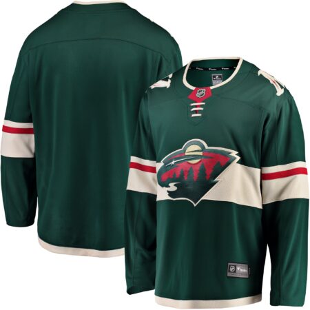 Minnesota Wild Breakaway Home Jersey - Green