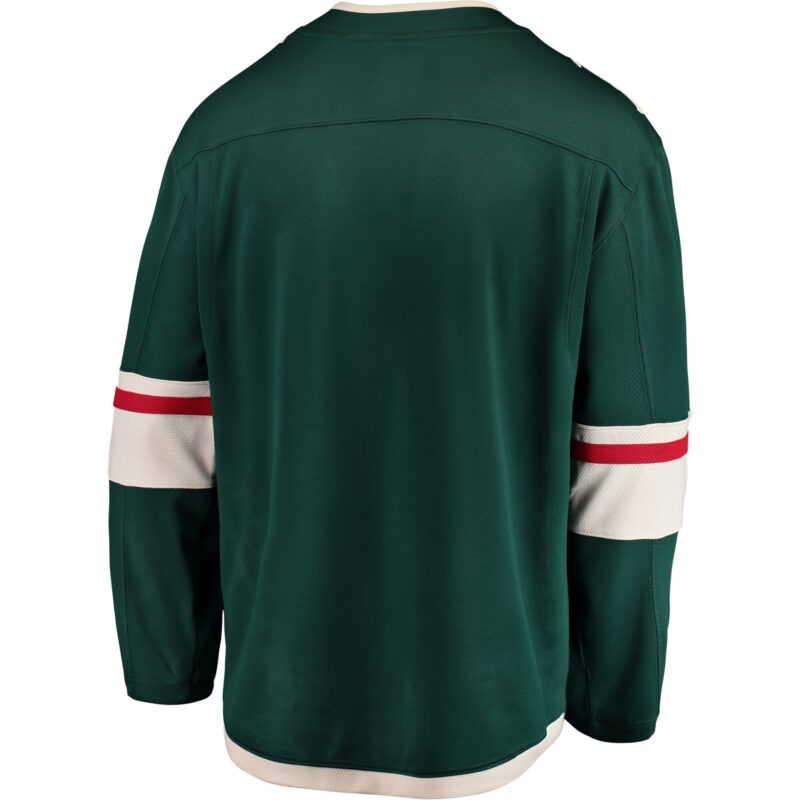 Minnesota Wild Breakaway Home Jersey - Green - Image 3