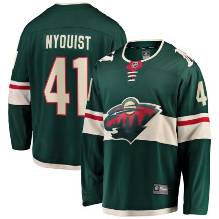 Gustav Nyquist Minnesota Wild Home Breakaway Jersey - Green