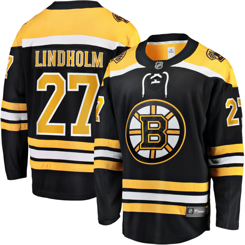 Hampus Lindholm Boston Bruins Home Breakaway Player Jersey - Black