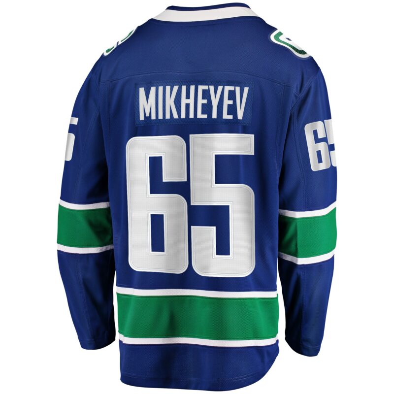 Ilya Mikheyev Vancouver Canucks Home Breakaway Jersey - Blue - Image 3