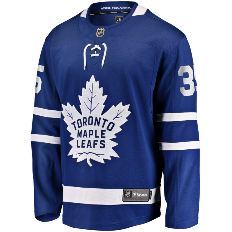 Ilya Samsonov Toronto Maple Leafs Home Breakaway Player Jersey - Blue - Image 2