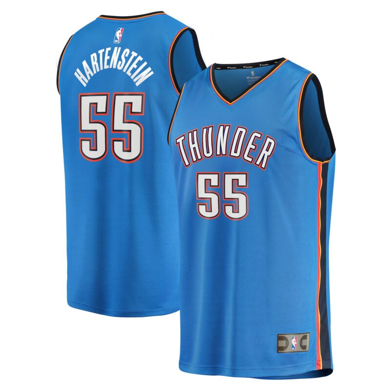 Isaiah Hartenstein Oklahoma City Thunder Fast Break Player Jersey - Icon Edition - Blue