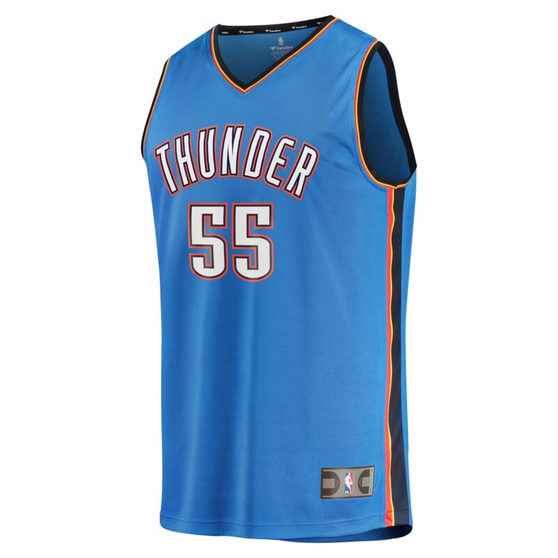 Isaiah Hartenstein Oklahoma City Thunder Fast Break Player Jersey - Icon Edition - Blue - Image 2