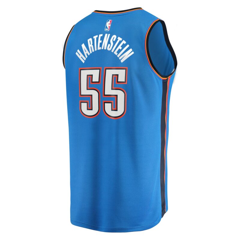 Isaiah Hartenstein Oklahoma City Thunder Fast Break Player Jersey - Icon Edition - Blue - Image 3
