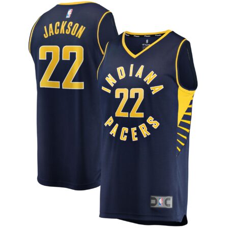 Isaiah Jackson Indiana Pacers Fast Break Player Jersey - Icon Edition - Navy