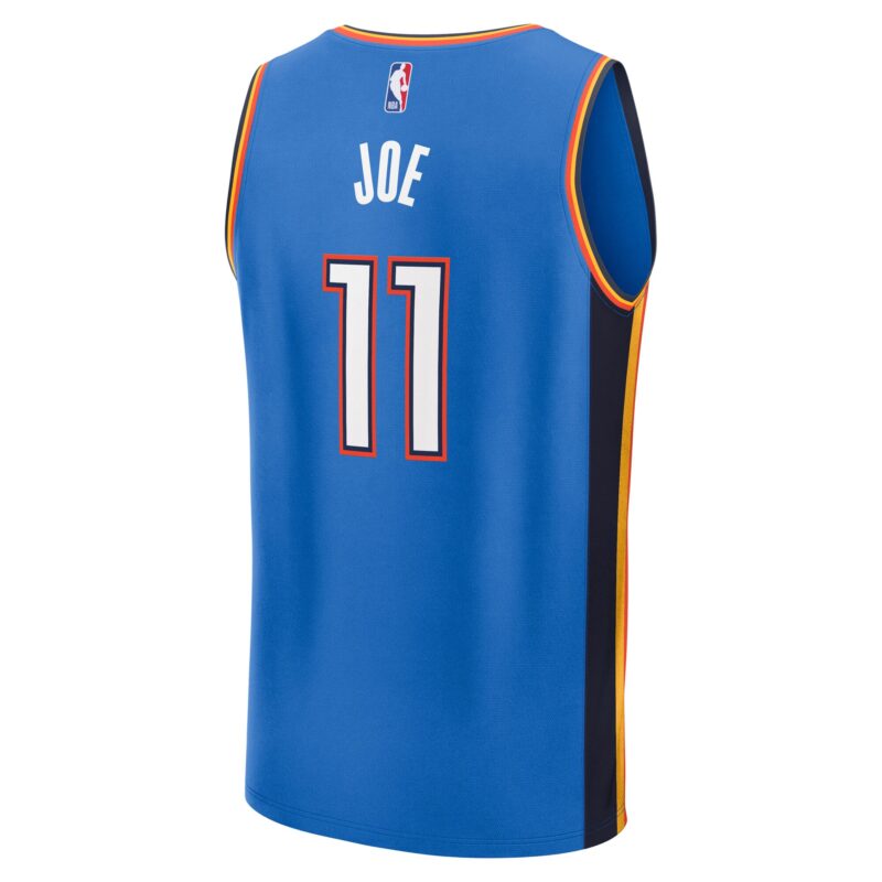 Isaiah Joe Oklahoma City Thunder Fast Break Player Jersey - Icon Edition - Blue - Image 3