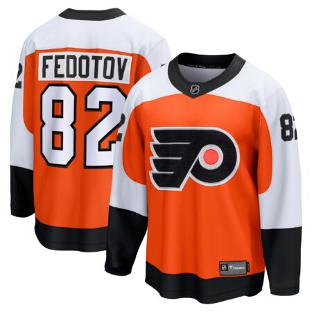 Ivan Fedotov Philadelphia Flyers Home Premier Breakaway Player Jersey - Orange
