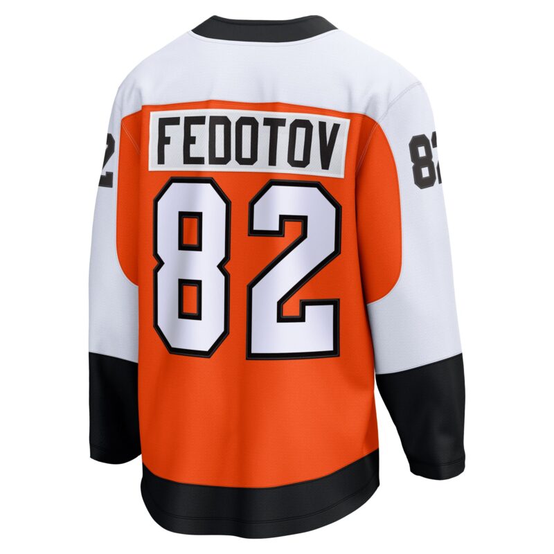 Ivan Fedotov Philadelphia Flyers Home Premier Breakaway Player Jersey - Orange - Image 3
