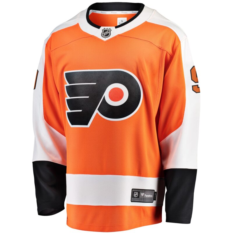 Ivan Provorov Philadelphia Flyers Home Breakaway Jersey - Orange - Image 2