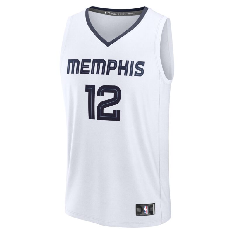 Ja Morant Memphis Grizzlies Fast Break Player Jersey - Association Edition - White - Image 2