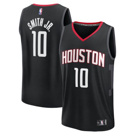 Jabari Smith Jr. Houston Rockets Fast Break Player Jersey - Statement Edition - Black