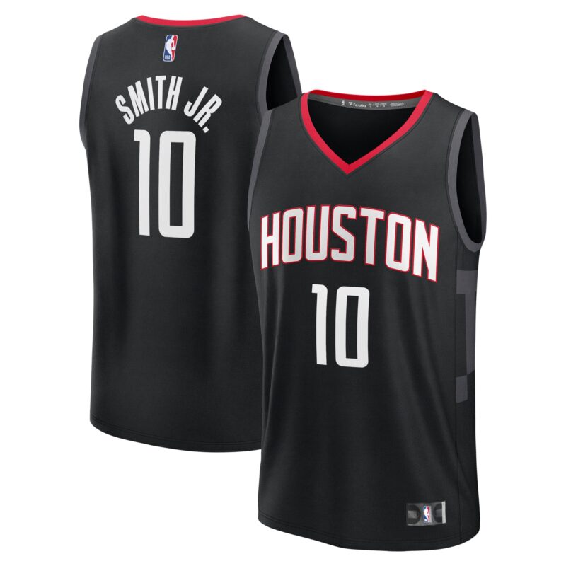 Jabari Smith Jr. Houston Rockets Fast Break Player Jersey - Statement Edition - Black