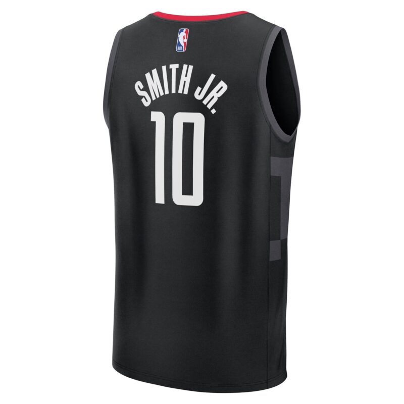 Jabari Smith Jr. Houston Rockets Fast Break Player Jersey - Statement Edition - Black - Image 3